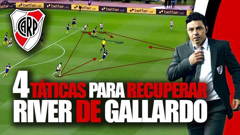 4 Táticas para Recuperar a Bola do River de Marcelo Gallardo