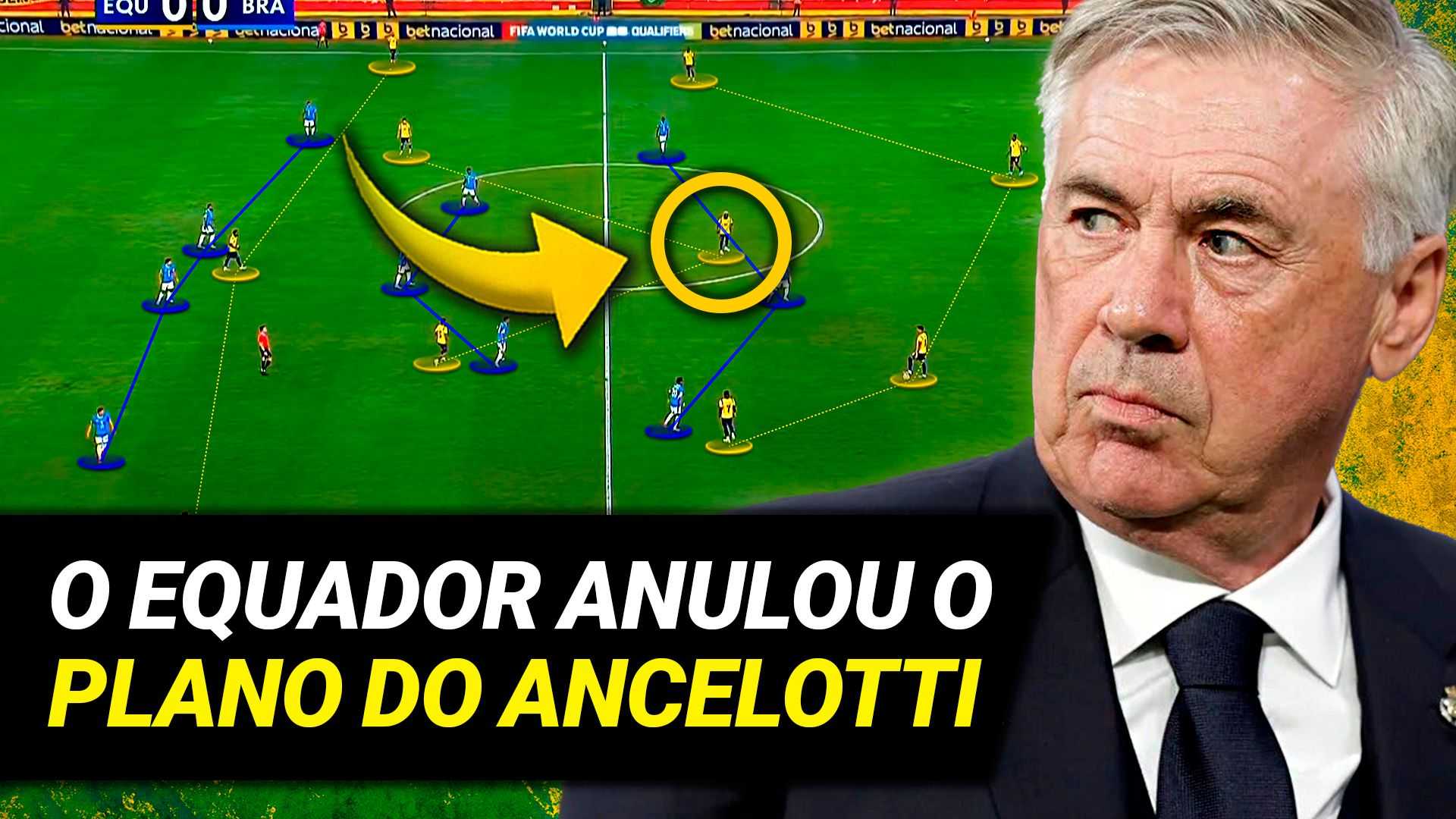 Ancelotti e o NOVO MODELO DE JOGO da Seleção Brasileira - EQUADOR 0 x 0 BRASIL