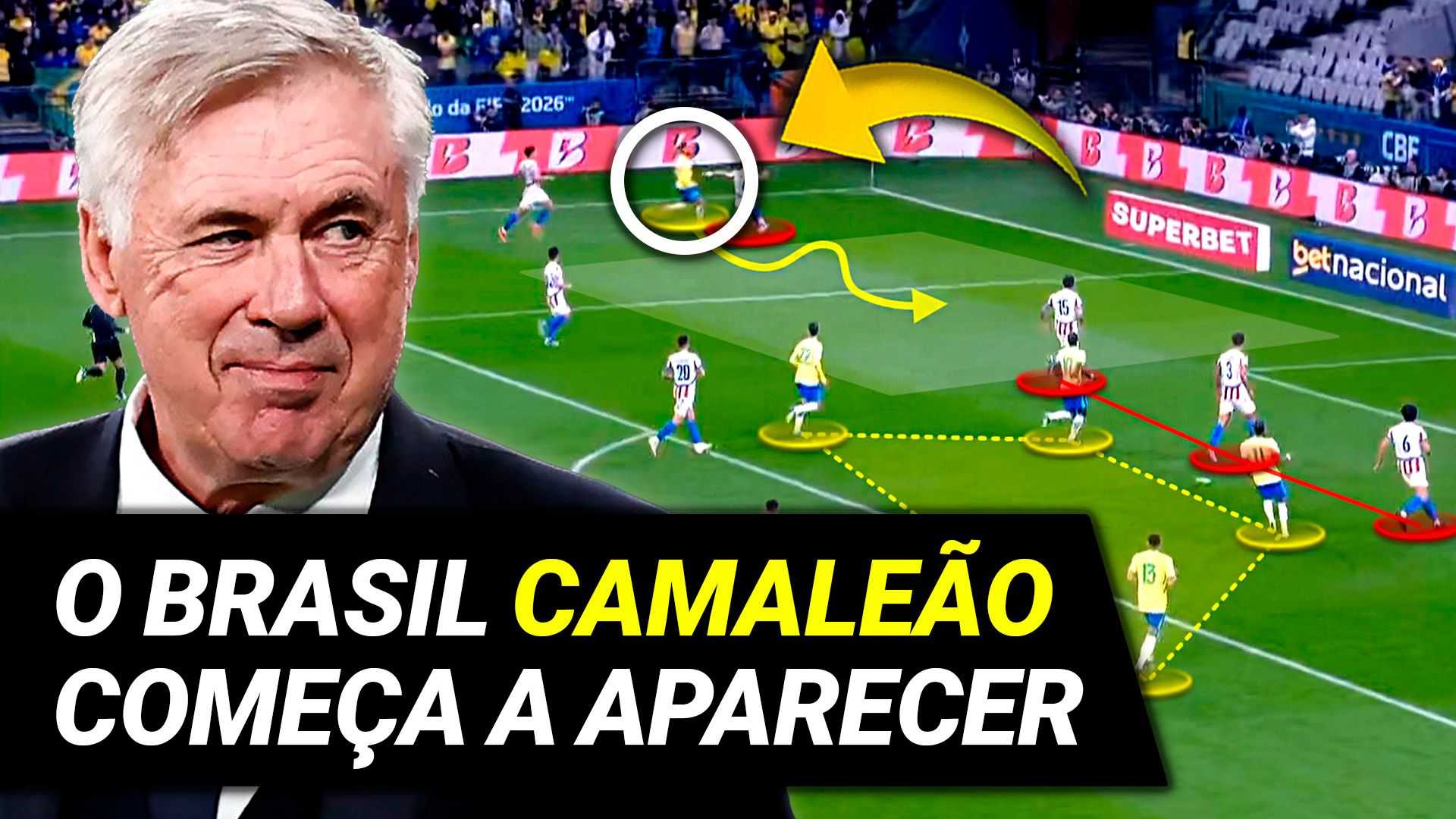 Ancelotti Apresenta suas Primeiras Variações Táticas e Muda a Cara da Seleção Brasileira!